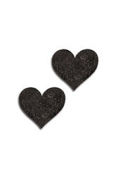 Set Of Glitter Heart Pasties. - GL31517 by No Brand